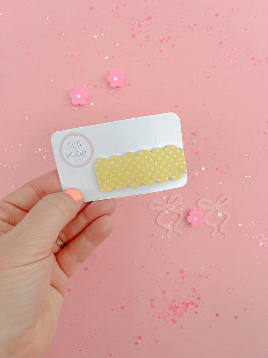 Sunny Dot Snap Clip