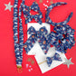 New England Patriots Hair Accessories | Bows, Scrunchies & Headbands
