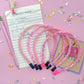1 Pink Surprise Glitter Headband For Girls