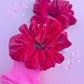 Rosie Pink Velvet Oversized Scrunchy