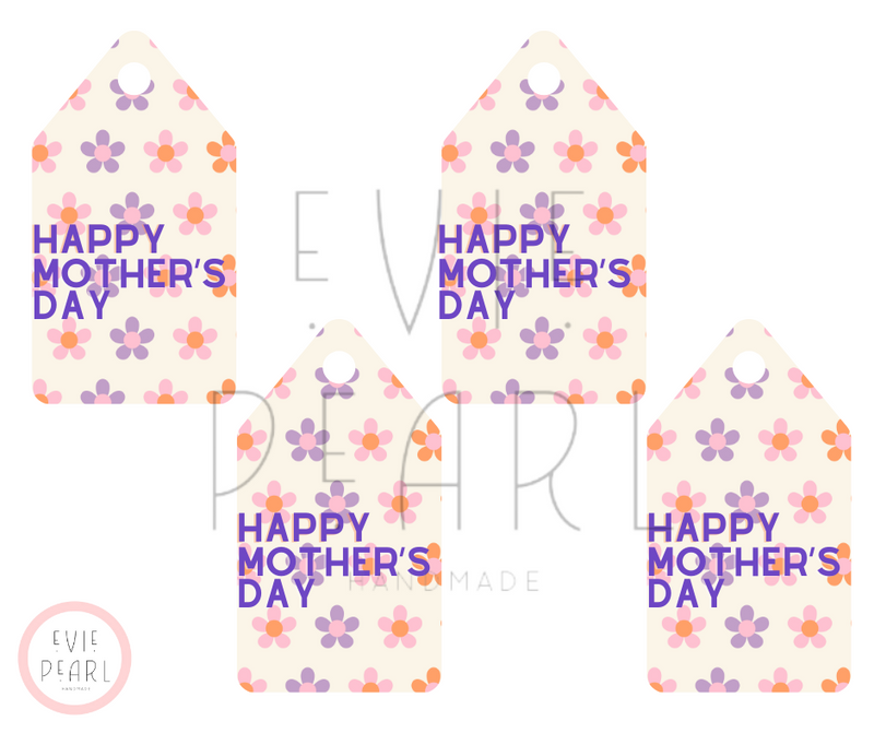 Happy Mother’s Day Printable Flag & Gift Tags