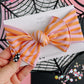 Peach Pink Stripe Baby Bow Turban for Babies & Toddlers