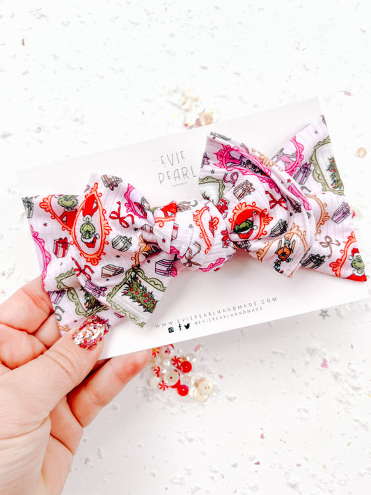 Mean Guy Frames Bow Turban for Baby & Toddler Girls