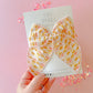 Oversized Yellow Peep Hair Bow