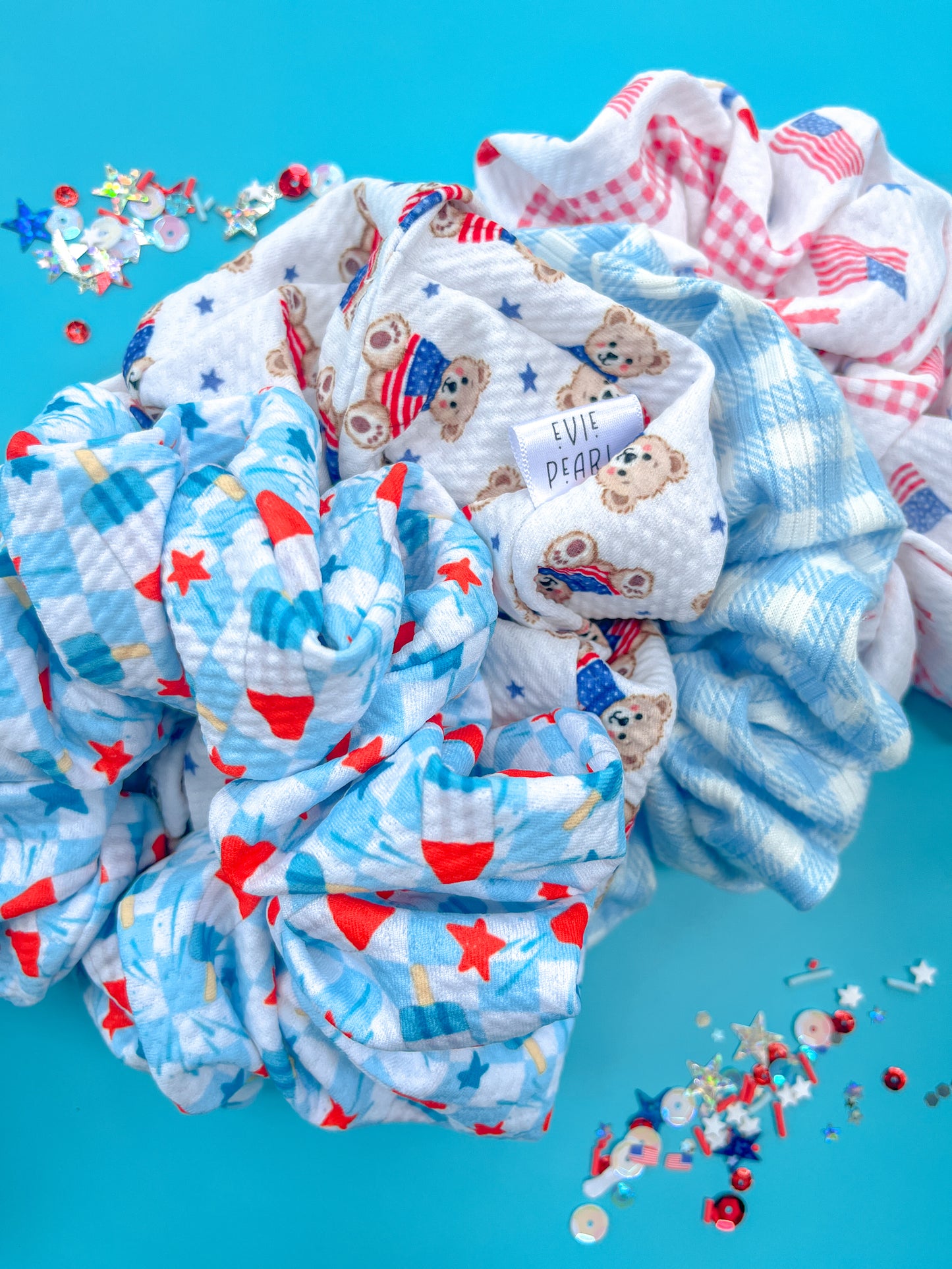 Fourth of July Oversized Scrunchy
