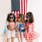 Red White Blue Star Pigtail Set