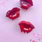 Red Lip Small Claw Clip