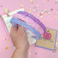 Glitter Headband with Teeth Grippers