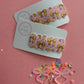 Pencil Bow Single Snap Clip