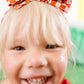 Red Checkered Bow Headband for  Girls