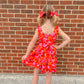 Red Bows KC Medium Pigtails
