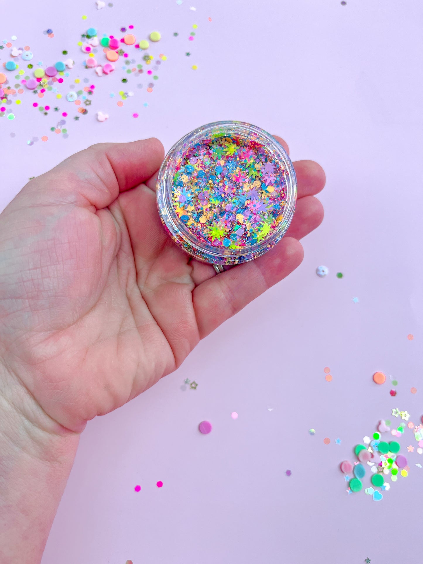 Neon Summer Sparkle Hair Glitter Gel