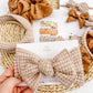 Monthly Baby Bow Turban