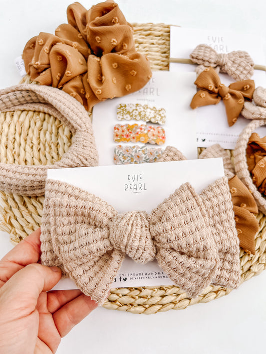 Monthly Baby Bow Turban