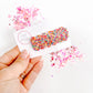 Confetti Glitter Single Snap Clip