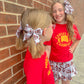 Football Hearts KC Medium Pigtails