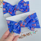KU Rockchalk Jayhawk Baby Bow Turban