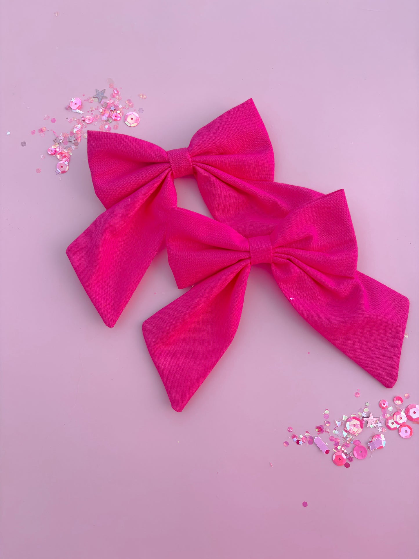 Hot Pink Medium Sailor Bow