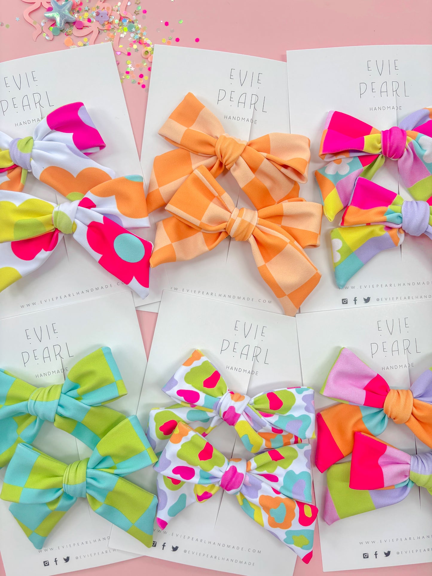 Swim Medium Pinwheel Pigtail Set
