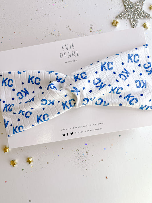 Navy KC Sporting Twisted Turban