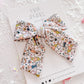 Boho Grinch Large Pinwheel Bow