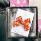 Orange Pumpkin Medium Hair Bow