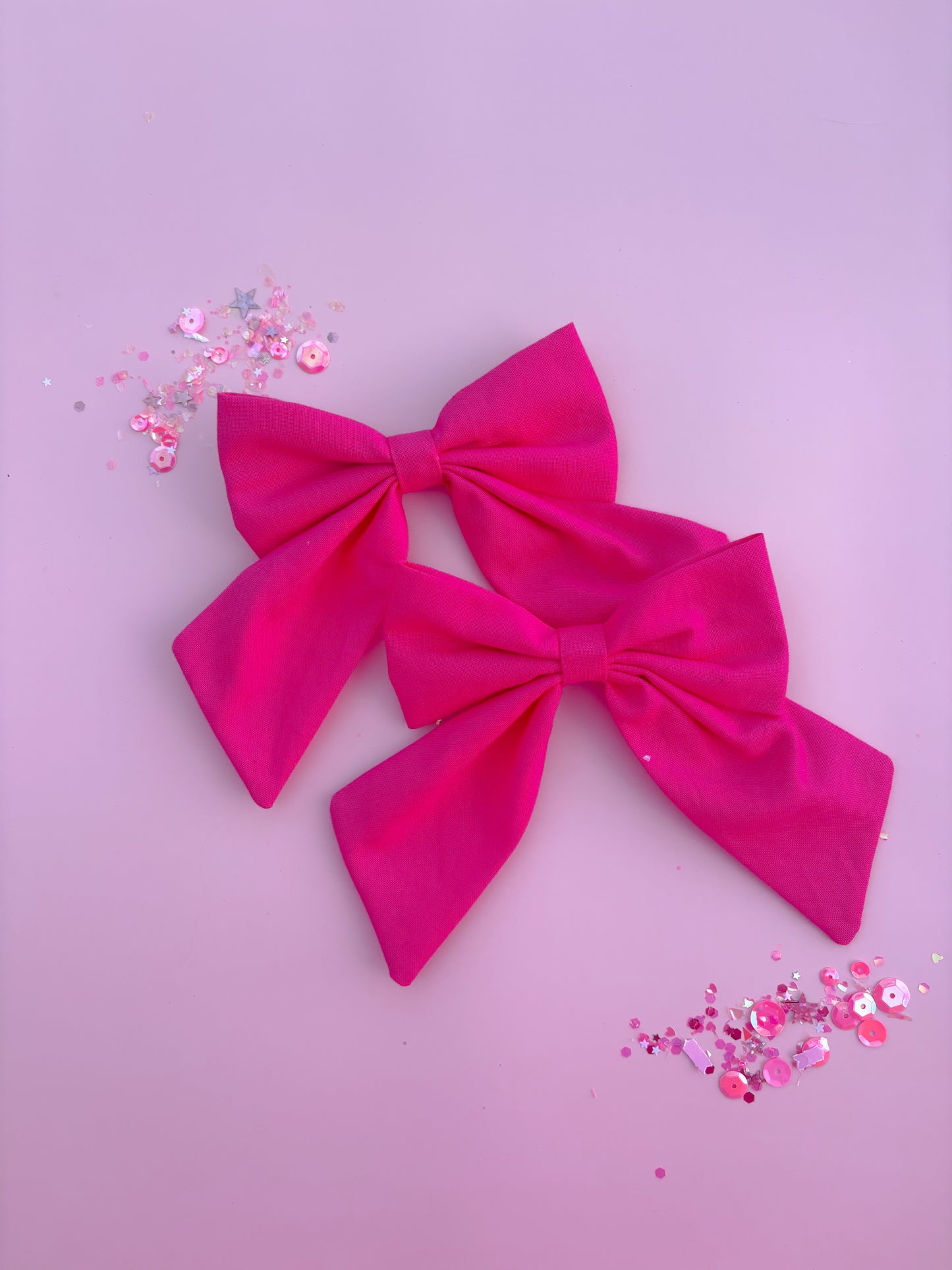 Hot Pink Medium Sailor Bow