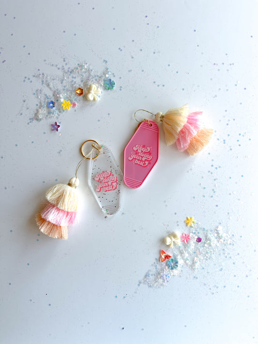 Keep Doing Your Best Keychain