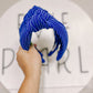 Royal Blue Ribbed Knotted Headband