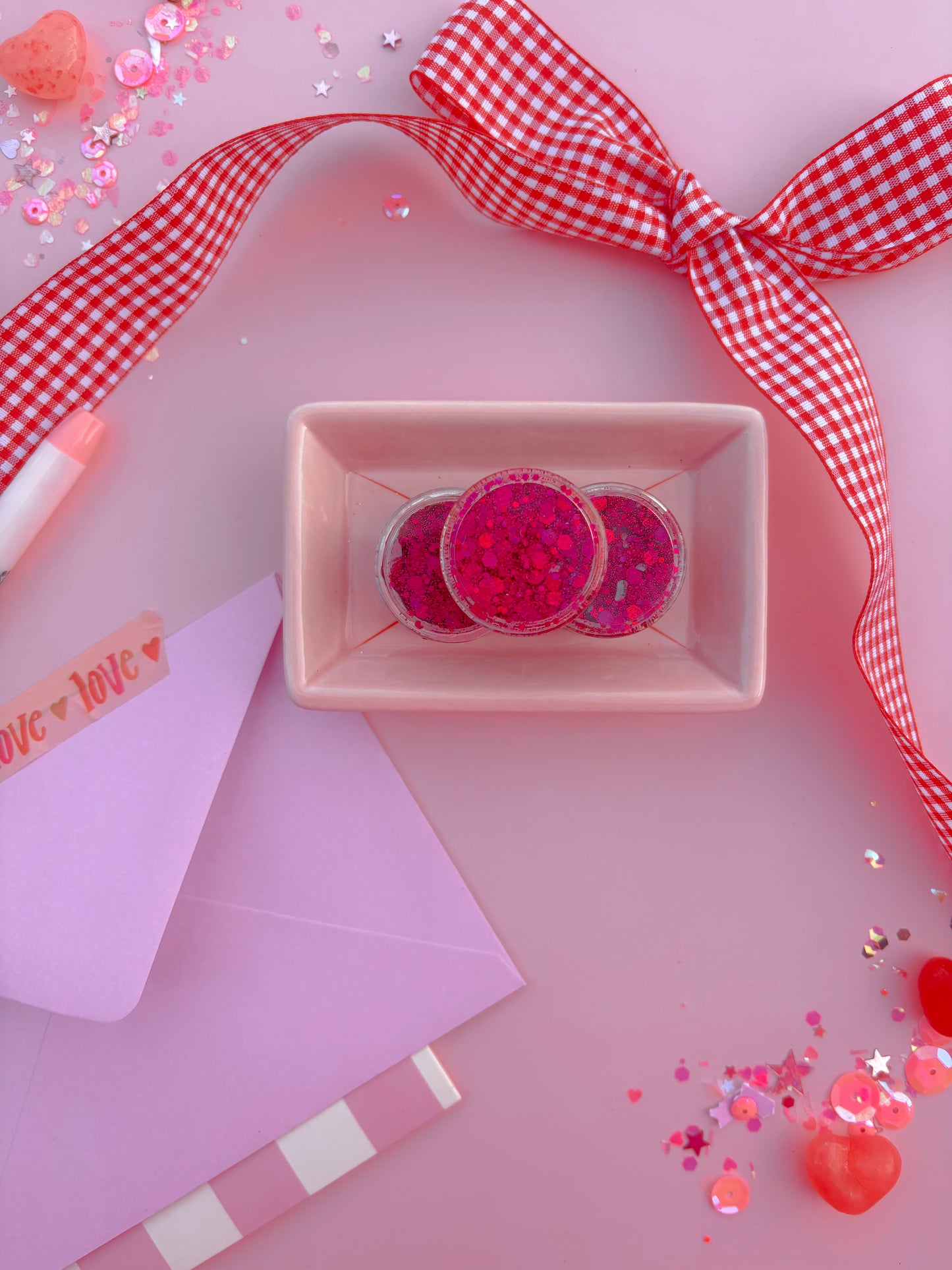 Magenta Glitter Sparkle Hair Glitter