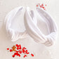 White Velvet Knotted Headband