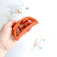 Orange Moon Claw Clip