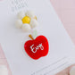 PREORDER: Personalized Apple Hair Clip