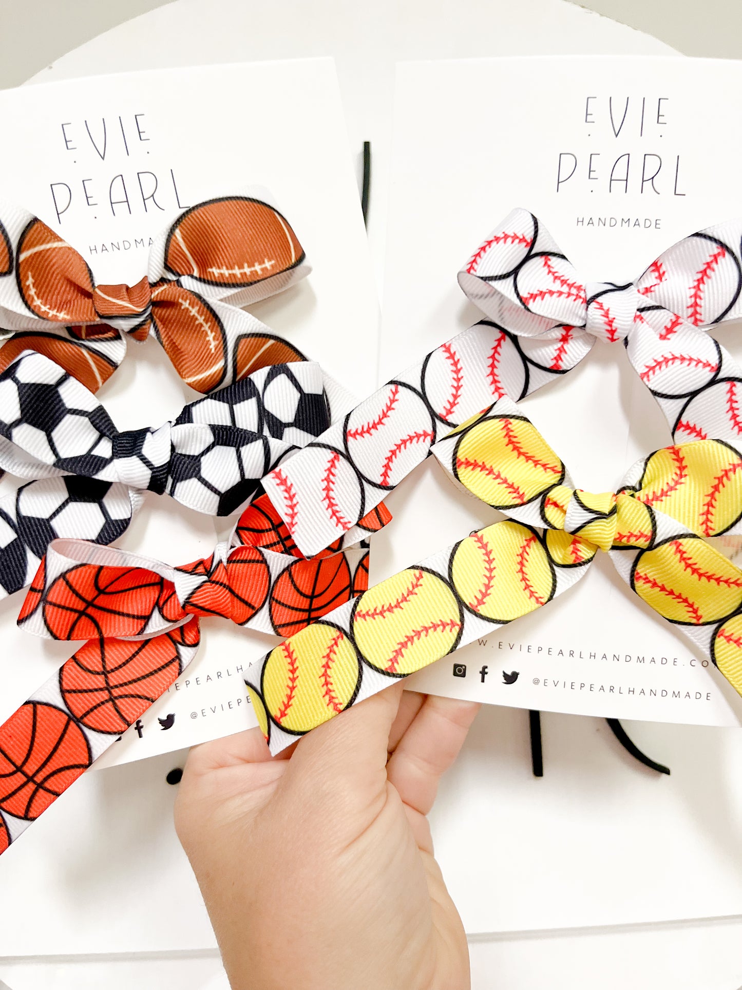 Sports Ribbon Bow