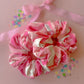 Pink Swirl Oversized Scrunchie