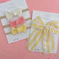Sunshine Mini Knot Bow Bundle on Baby Nylon Headbands