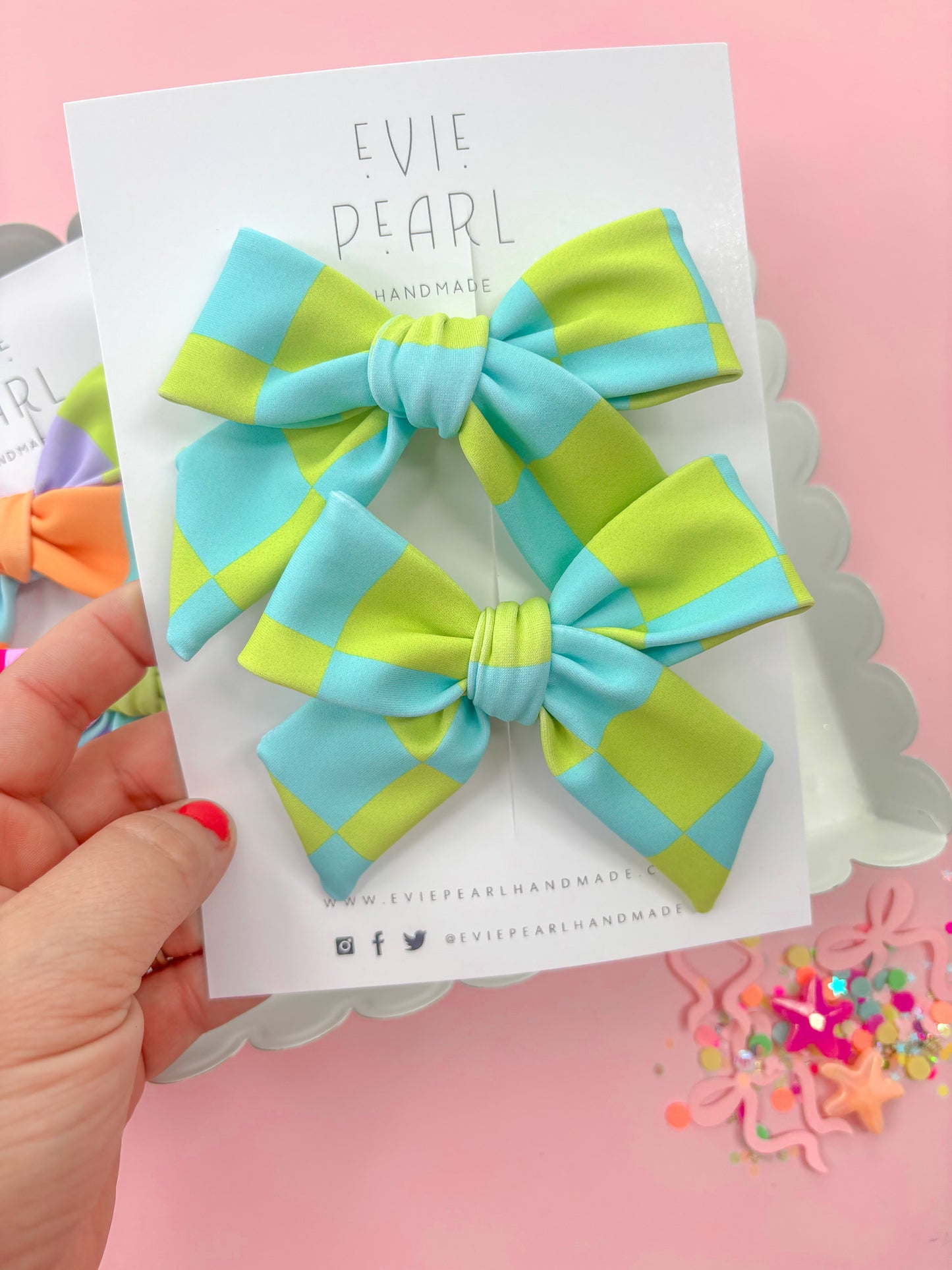 Swim Medium Pinwheel Pigtail Set