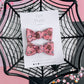 Pink Ghost Knot Bow Pigtails