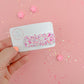Berry Chill Glitter Snap Clip