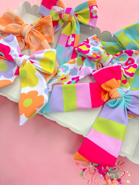Swim XL Pinwheel Bow