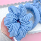 Azul Blue Ribbed Teacher Gift Set- Lanyard| Knotted Headband| Scrunchie