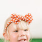 Red Checkered Bow Headband for  Girls