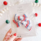 Small Red White Stripe Pinwheel