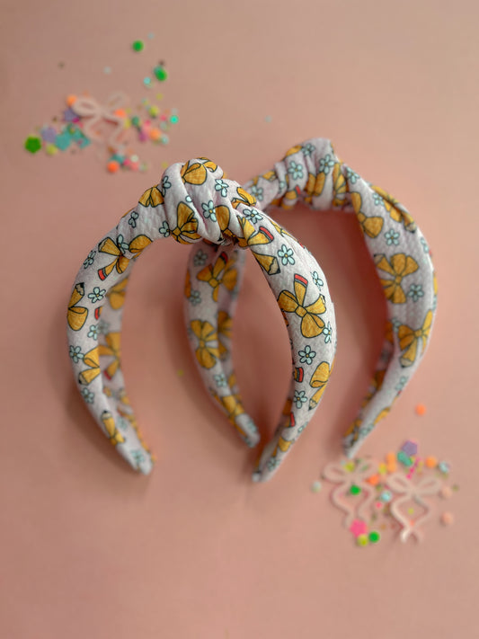 Pencil Bow Knotted Headband for Girls & Women