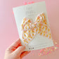 Medium Yellow Peep Hair Bow