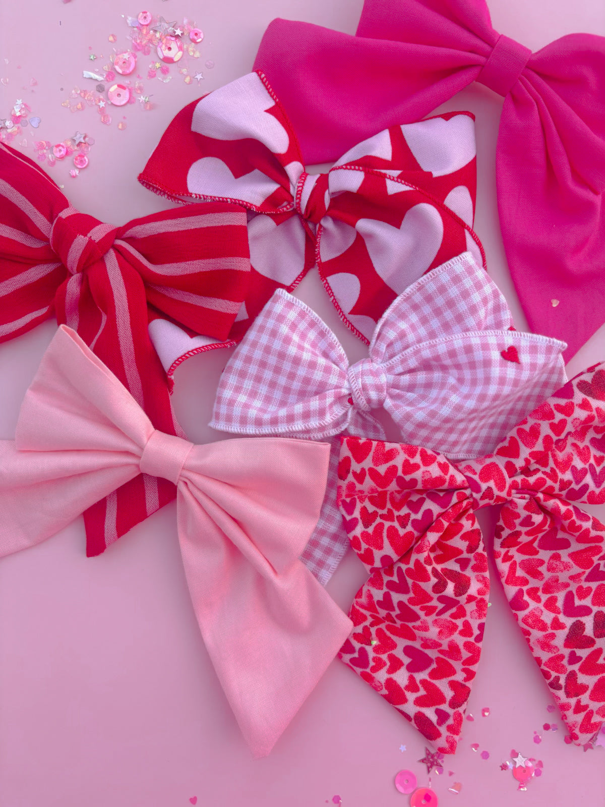Hot Pink Medium Sailor Bow