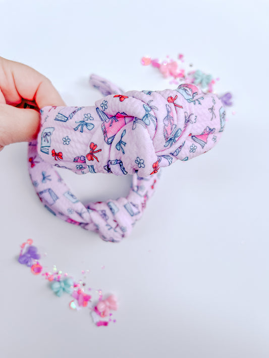 Books & Bows Knotted Headband