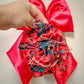Christmas Velvet Plaid Oversized Scrunchy