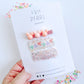 Mouse Bar Clip, Pastel Mouse & Glitter Clip Set
