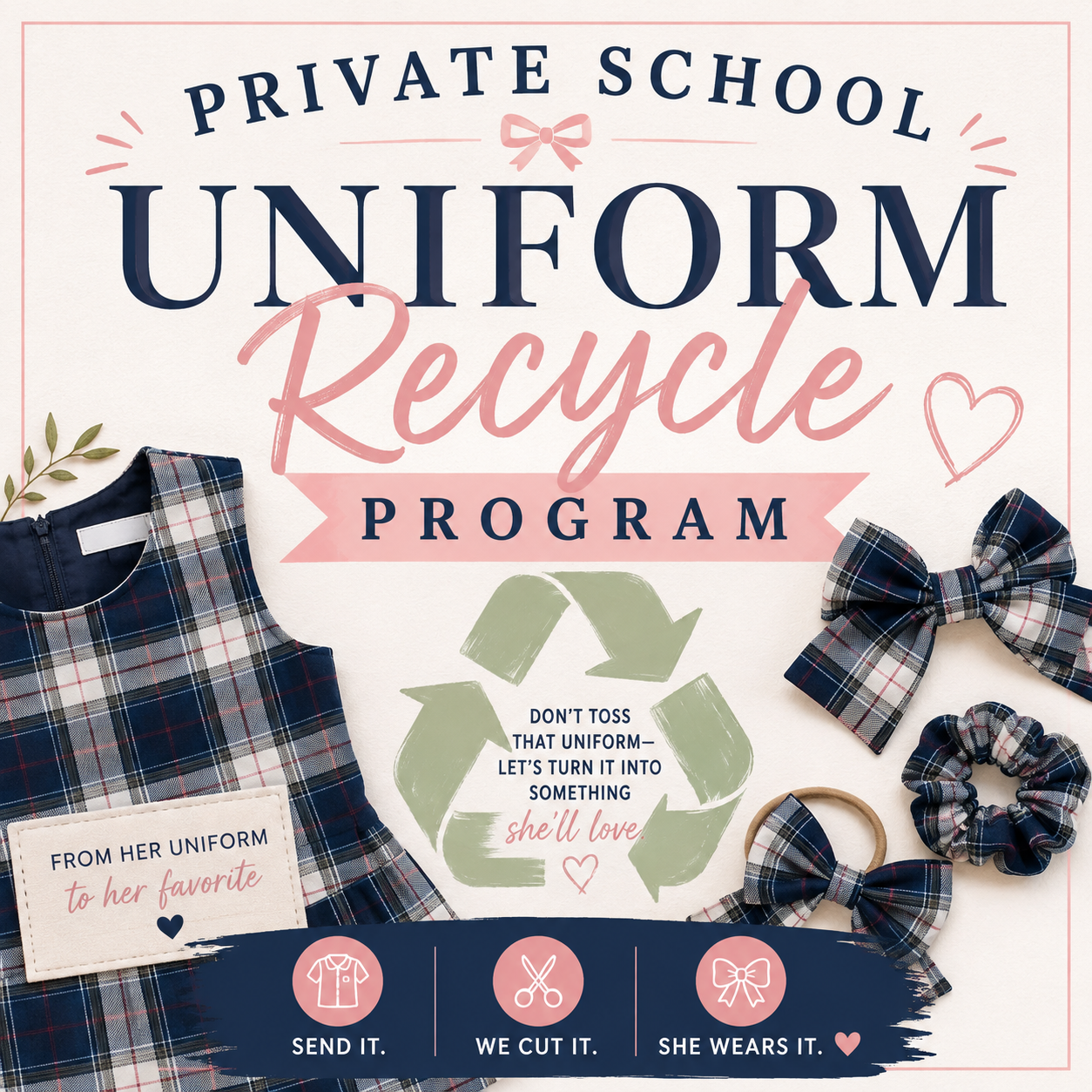 Private School Uniform Recycle Program 🎀